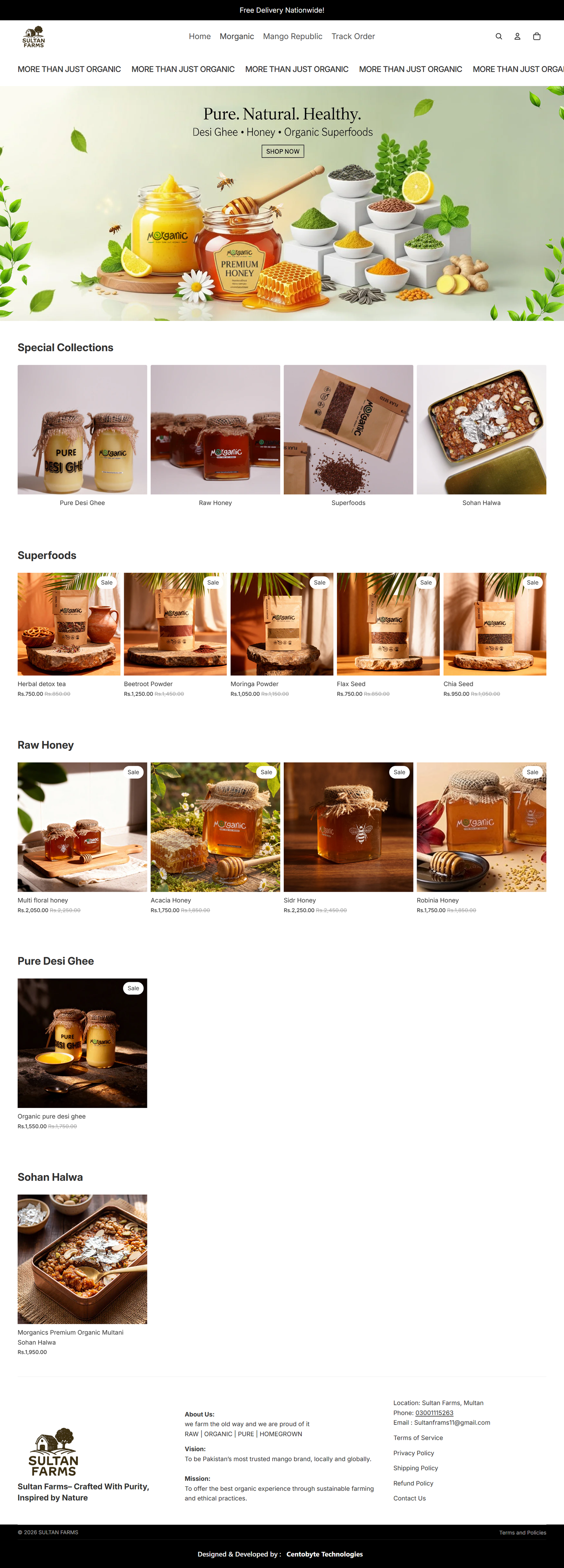 Sultan Farms – eCommerce Store